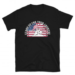 Stand For Your Country - Raising The Flag T-shirt