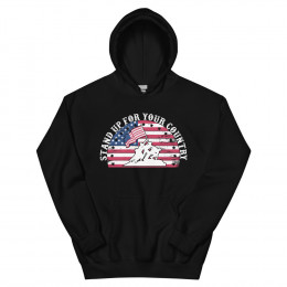 Stand for Your Country - Raising the Flag Hoodie