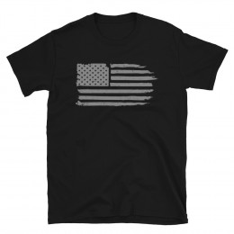 Flying Distressed American Flag T-Shirt
