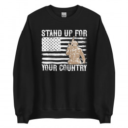 Stand Up For Your Country Sweatshirt - Soldier